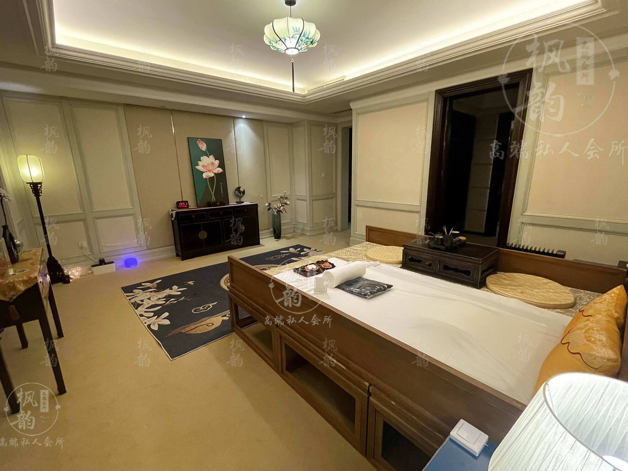 莆田天津渔阳鼓楼人气优选沐足会馆房间也很干净，舒适的spa体验